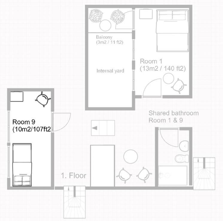 Rheinstream Guesthouse Bâle Chambre photo
