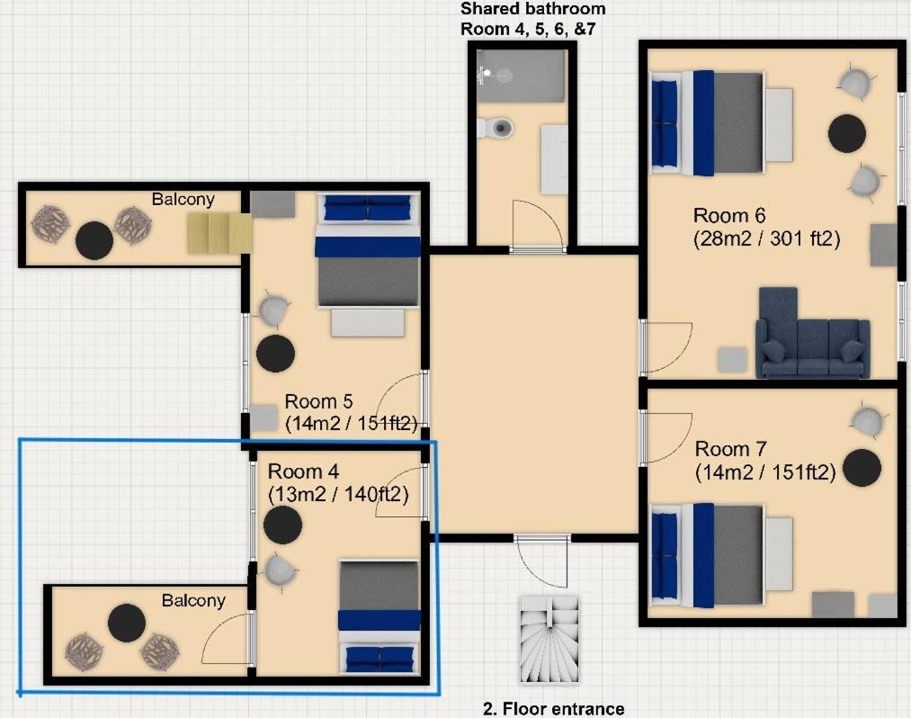 Rheinstream Guesthouse Bâle Chambre photo