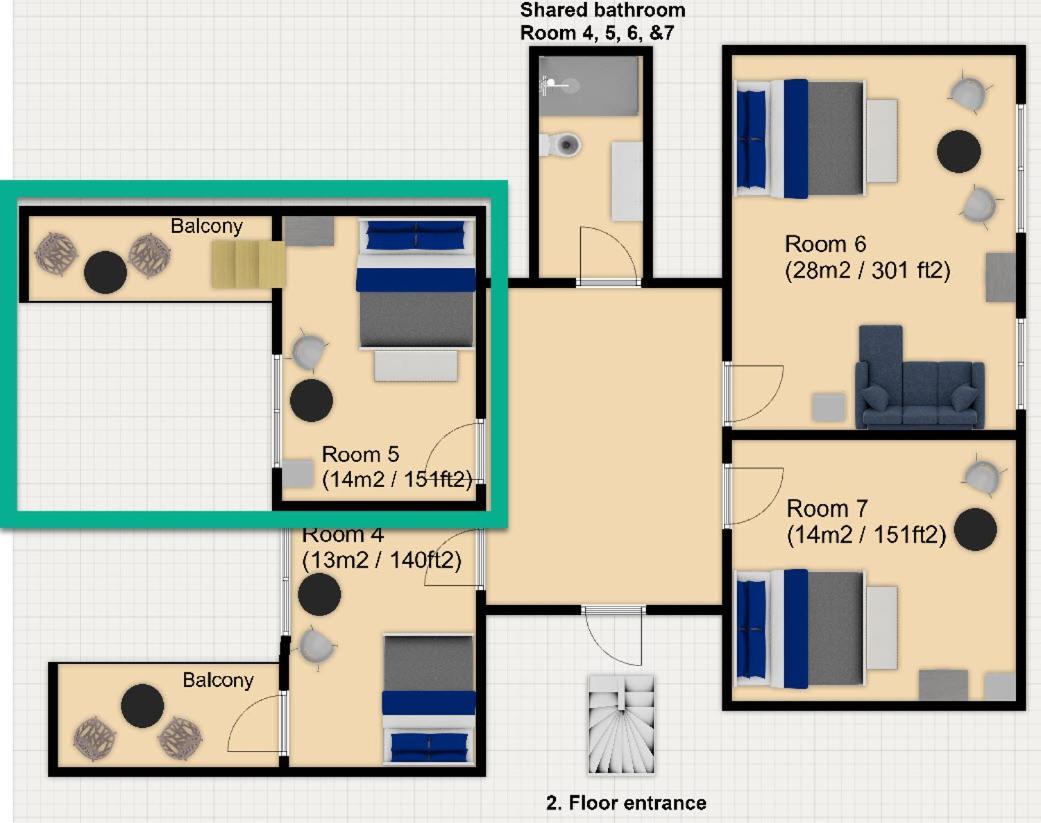 Rheinstream Guesthouse Bâle Chambre photo